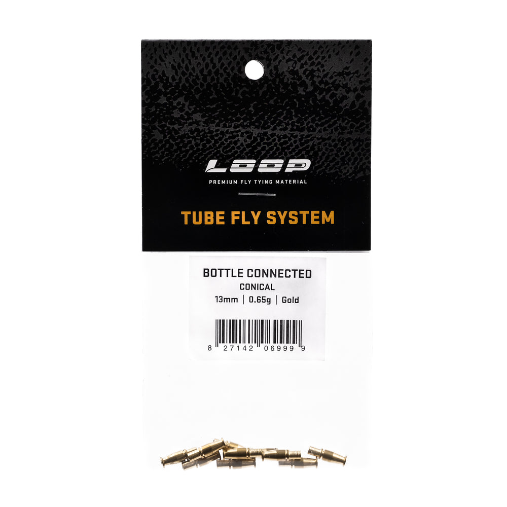 LOOP Bottle Connected (conical) Fly Tying LOOP Tackle 13mm Gold