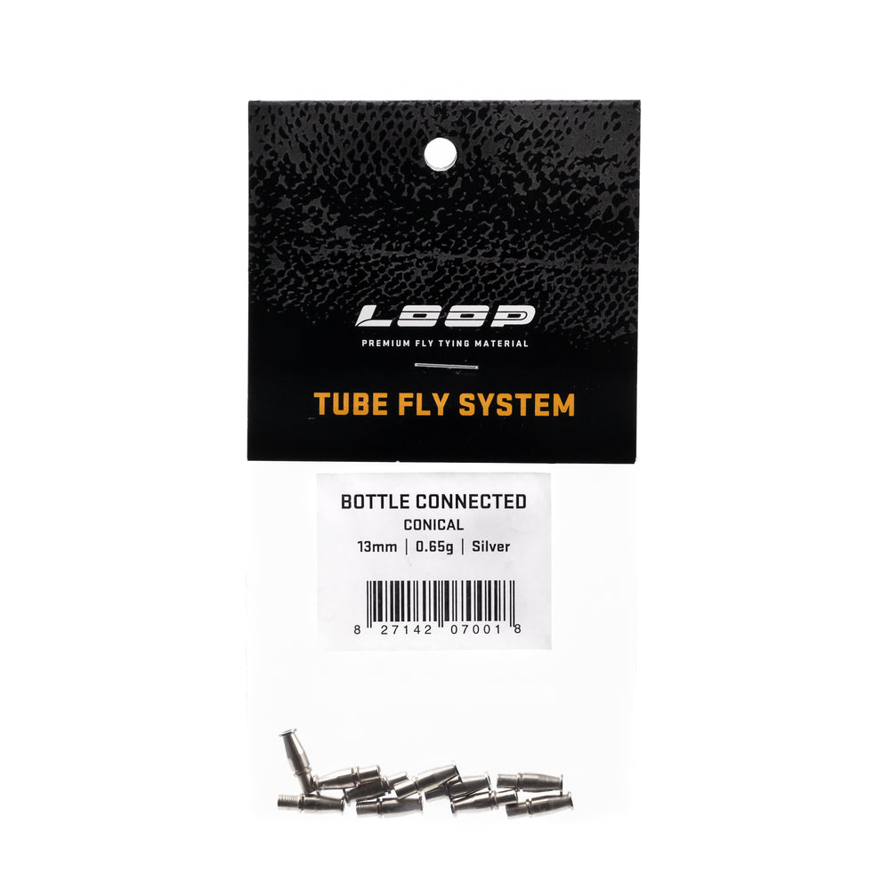 LOOP Bottle Connected (conical) Fly Tying LOOP Tackle 13mm Silver