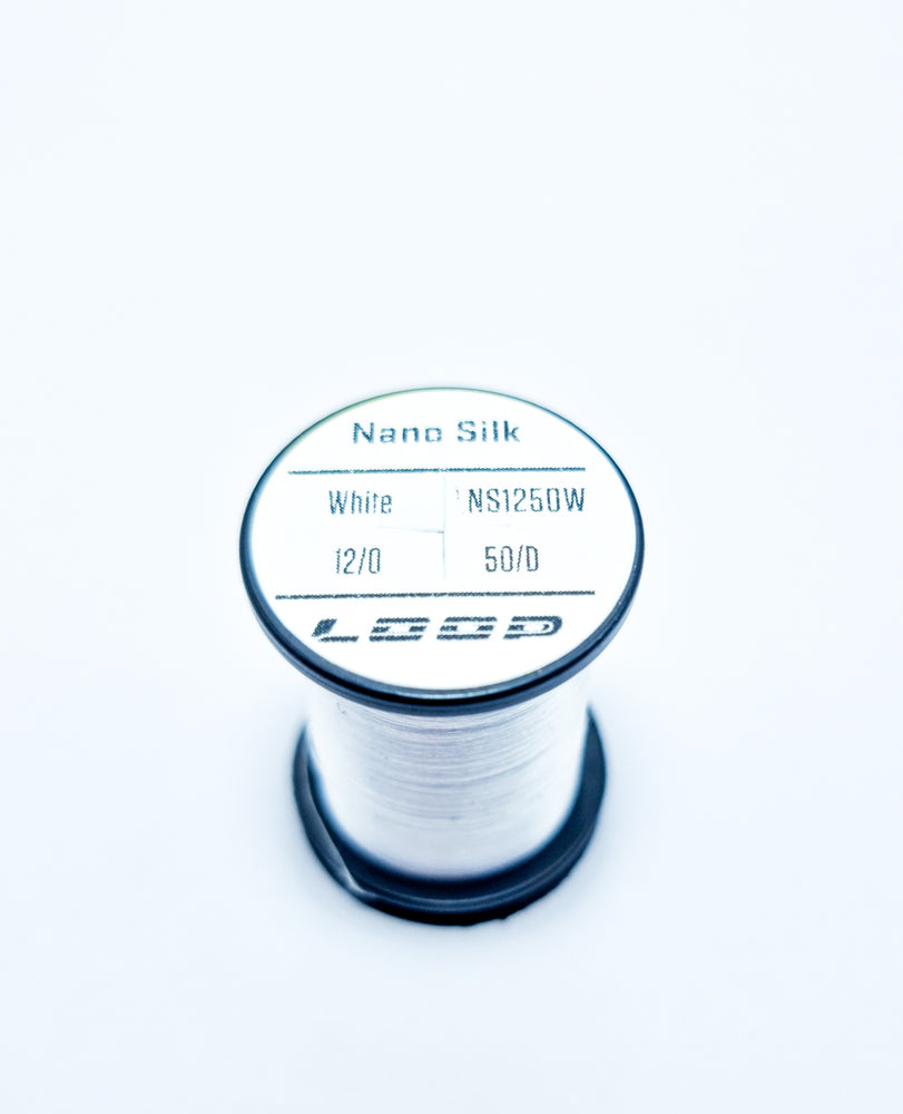 Nano Silk 12/0 50D Variable LOOP Tackle White