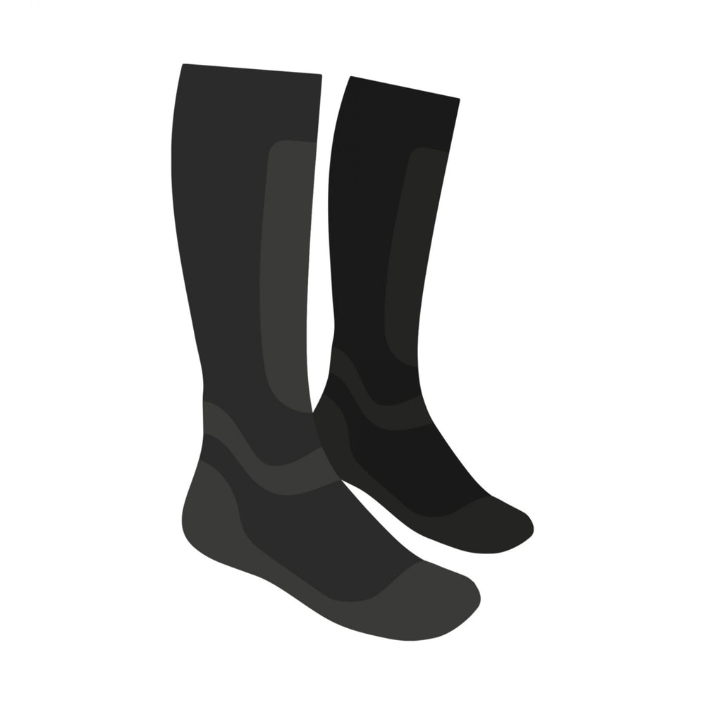 Merino Tech Sock Black/Dark Slate variable LOOP Tackle