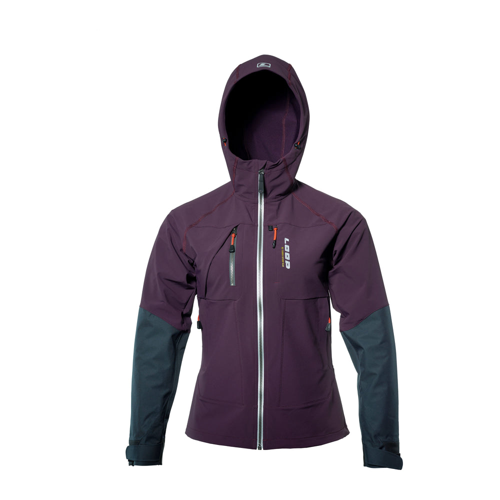 Womens Stalo Softshell Pro Jacket variable LOOP Tackle Aubergine XL
