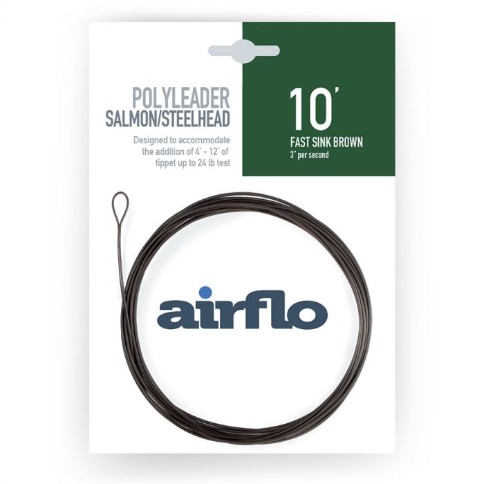POLYLEADER | 10' SALMON & STEELHEAD Variable Airflo Fast Sink - 3.9"/sec  
